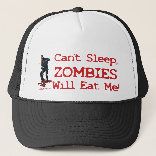 Zombies essen mich truckerkappe (Vorderseite)