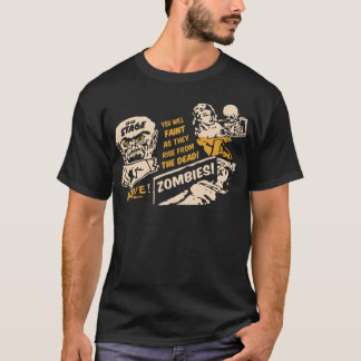 ZOMBIES FALLEN Sie in Ohnmacht, wie sie VON DEN T-Shirt