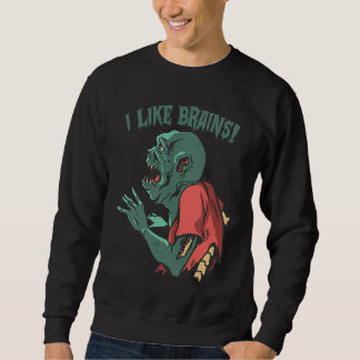 Zombies fressen Gehirne Halloween Jungen Kinder Zo Sweatshirt