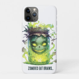 Zombies fressen Gehirne. Spooky Halloween Jar mit  Case-Mate iPhone Hülle