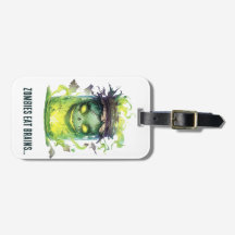 Zombies fressen Gehirne. Spooky Halloween Jar mit