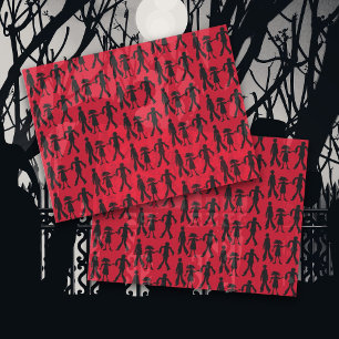 Zombies Gemustert Walking Dead Seidenpapier