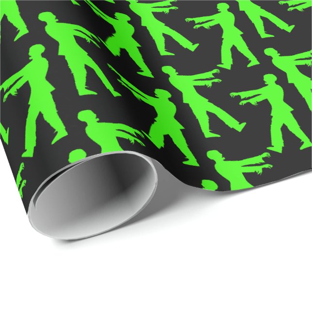 Zombies Geschenkpapier (Rolleneckpunkt)
