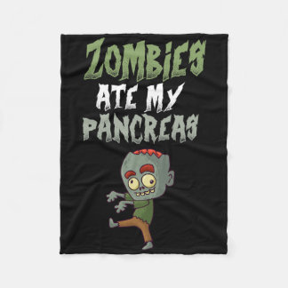 Zombies haben meine Bauchspeicheldrüse gefressen T Fleecedecke