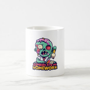 Zombies haben meine Hausaufgaben gefressen Kaffeetasse