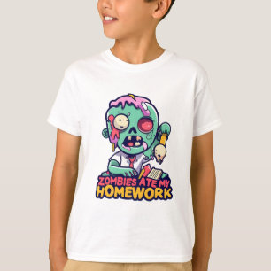 Zombies haben meine Hausaufgaben gefressen T-Shirt
