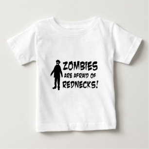 Zombies haben vor Rednecken Angst Baby T-shirt