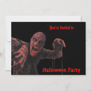 Zombies Halloween-Party Einladung