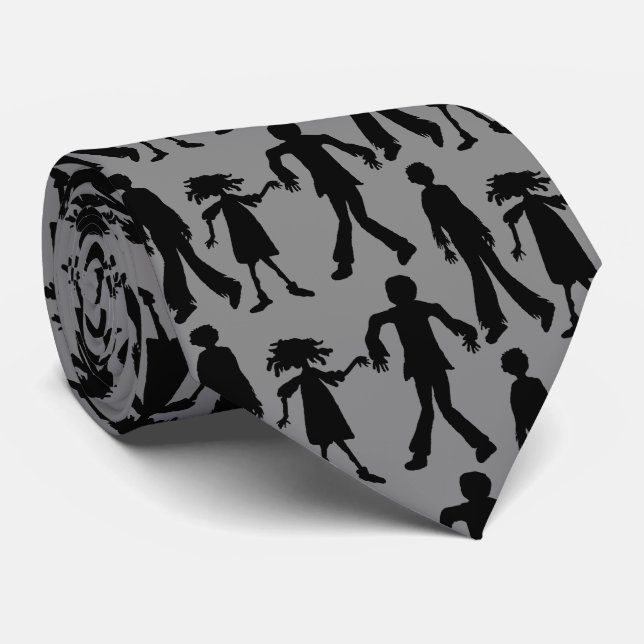 Zombies Halloween Walking Tote Krawatte (Gerollt)