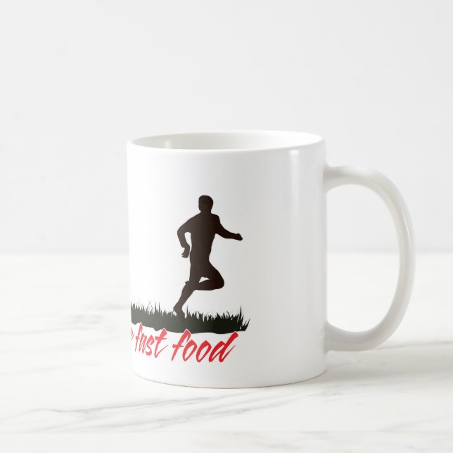 Zombies hassen Schnellimbiß Kaffeetasse (Rechts)