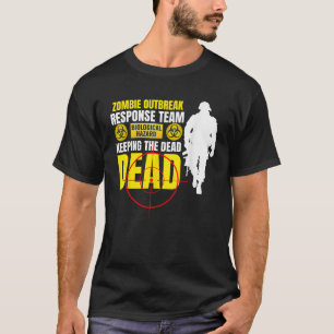 Zombies Hate Fast Food Funny Zombie Männer Frauen T-Shirt