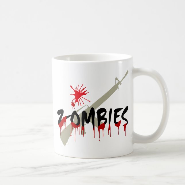 Zombies-Jäger Kaffeetasse (Rechts)