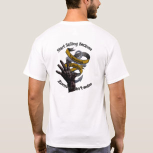 Zombies können nicht schwimmen T - Shirt