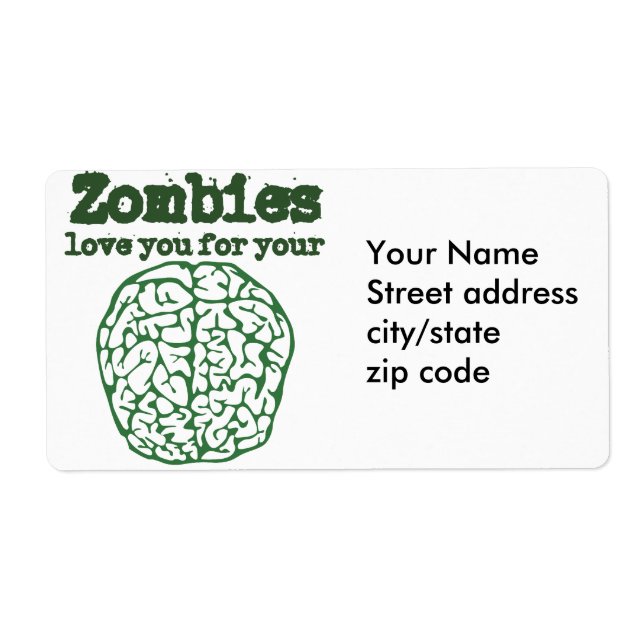 Zombies Liebe für Ihr BRAIN (Vorne)