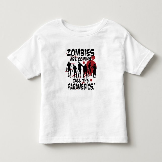 Zombies sind kommender Anruf das Kleinkind T-shirt (Vorderseite)