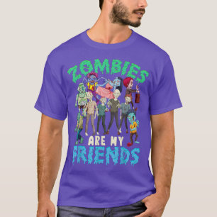 Zombies sind meine Freunde Halloween Kostüme Kinde T-Shirt