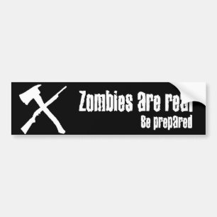 Zombies sind wirklich autoaufkleber