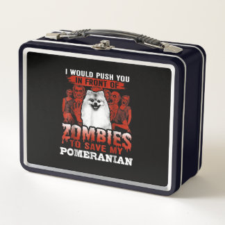 Zombies, um meinen Spitz retten Metall Brotdose