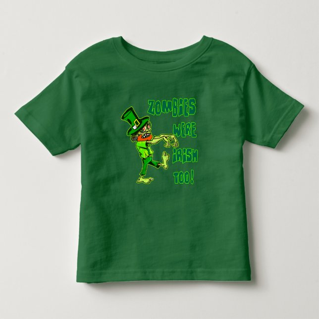 Zombies waren auch irisch! kleinkind t-shirt (Vorderseite)
