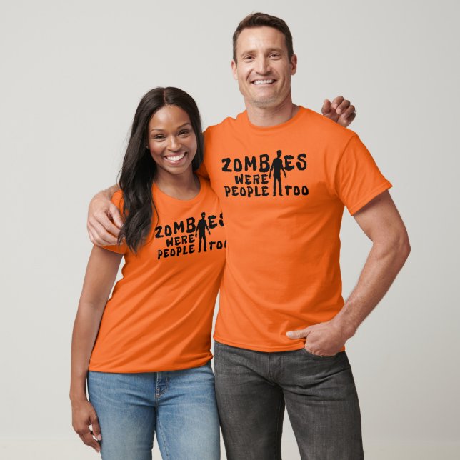 Zombies waren auch Menschen T-Shirt (Unisex)