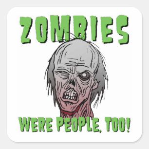 Zombies waren Leute, auch Aufkleber