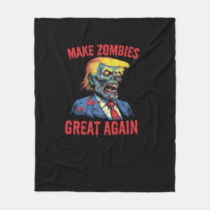Zombies wieder großartig machen - Halloween Zombie Fleecedecke