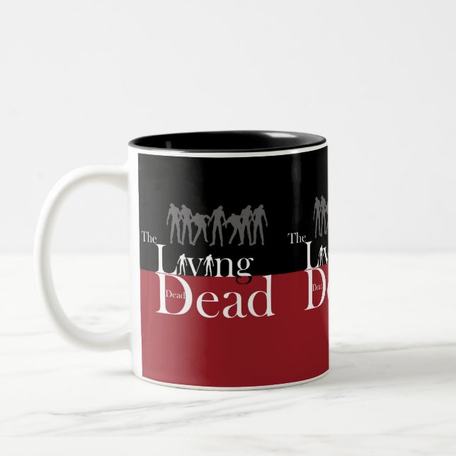 Zombies Zweifarbige Tasse (Links)