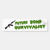 Zombiesurvivalist-Autoaufkleber
