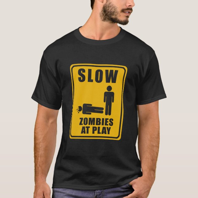 Zombis au signe de jeu - T-shirt (Devant)