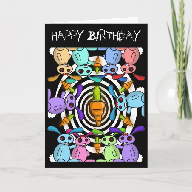 Zombunz Birthday Card Karte (Vorderseite)