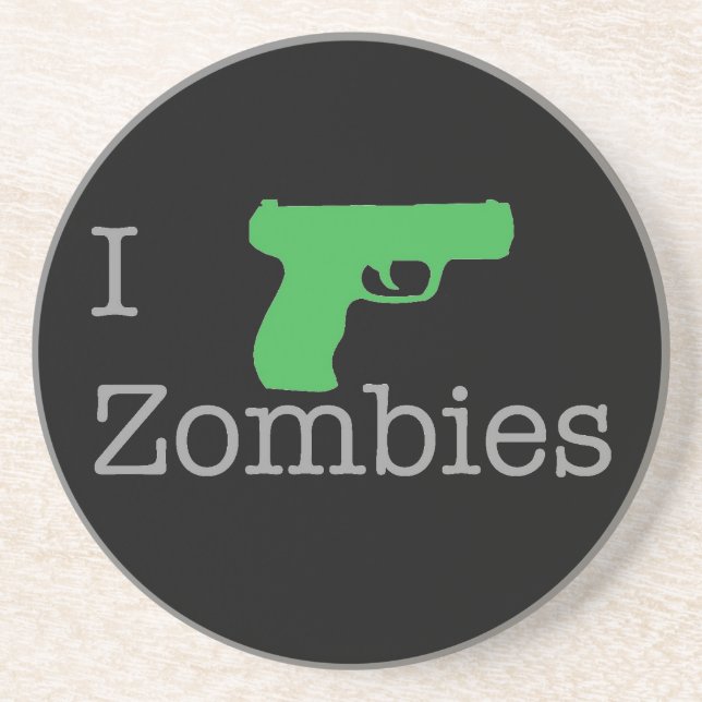 Zomibe Küste (unheimlich) Getränkeuntersetzer (Vorne)