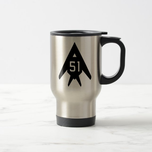 Zone 51 Mug de voyage (Droit)