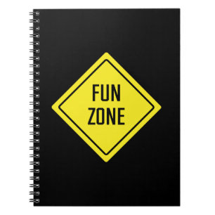 Zone amusante Signal de trafic Carnet Spiral