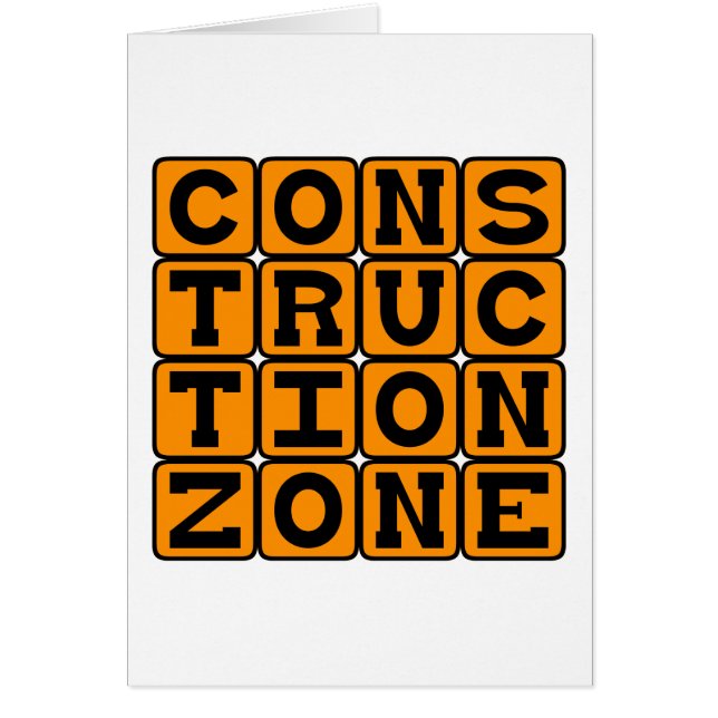 Zone de construction, zone casquée (Devant)
