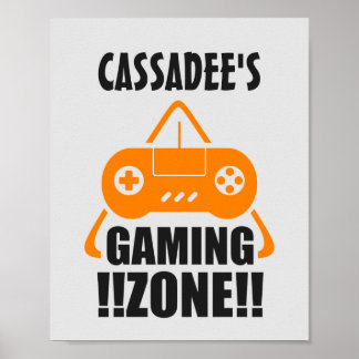 Zone de jeu Poster personnalisé