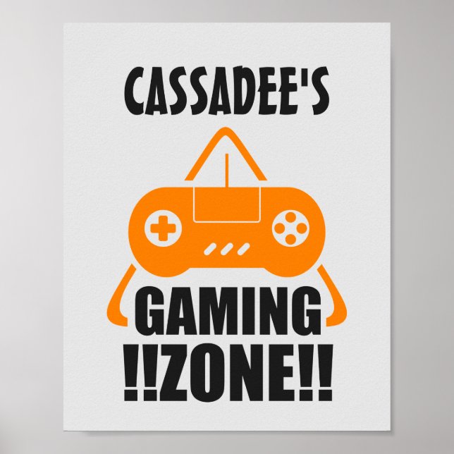 Zone de jeu Poster personnalisé (Devant)