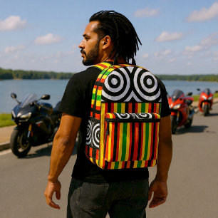 Zonen Bedruckter Rucksack