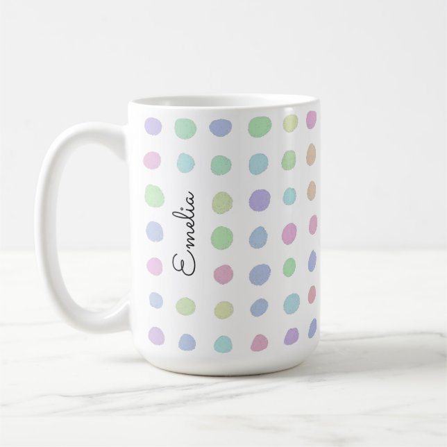 Zones dessinées à la main Mug personnalisée (Gauche)