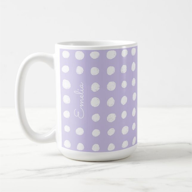 Zones dessinées à la main Mug personnalisée (Gauche)