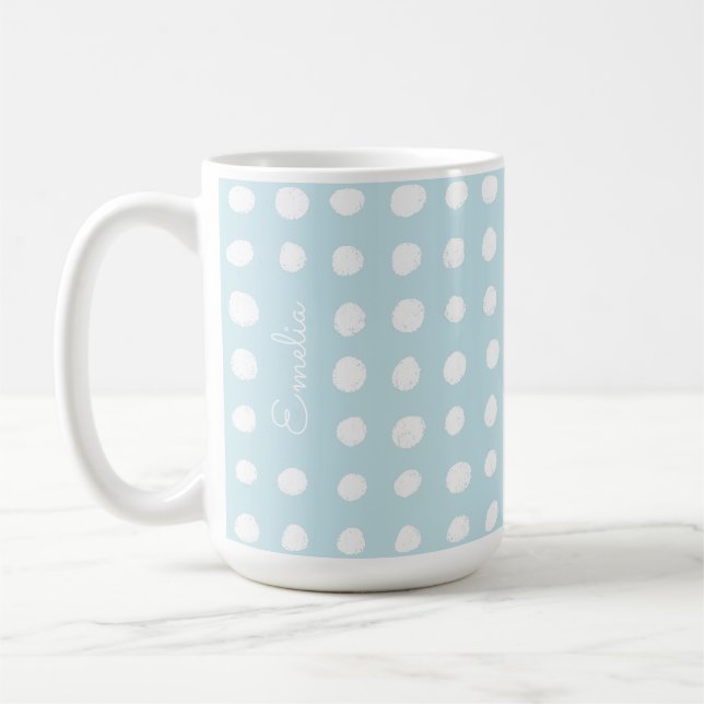 Zones dessinées à la main Mug personnalisée (Gauche)