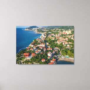 Zonguldak, Luft- und Schwarzmeerküste der Türkei 2 Leinwanddruck