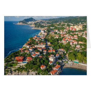 Zonguldak, Luftaufnahme, Schwarzmeerküste der Türk