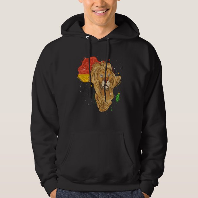 Zoo Animal Lion Africa Safari Animal Lion Hoodie (Vorderseite)