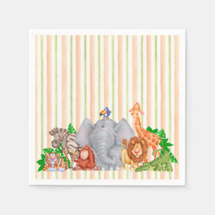 Zoo Animals - Napkins Serviette