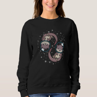 Zoo Astronomie Tierastronautin Raumfahrer Ot Sweatshirt