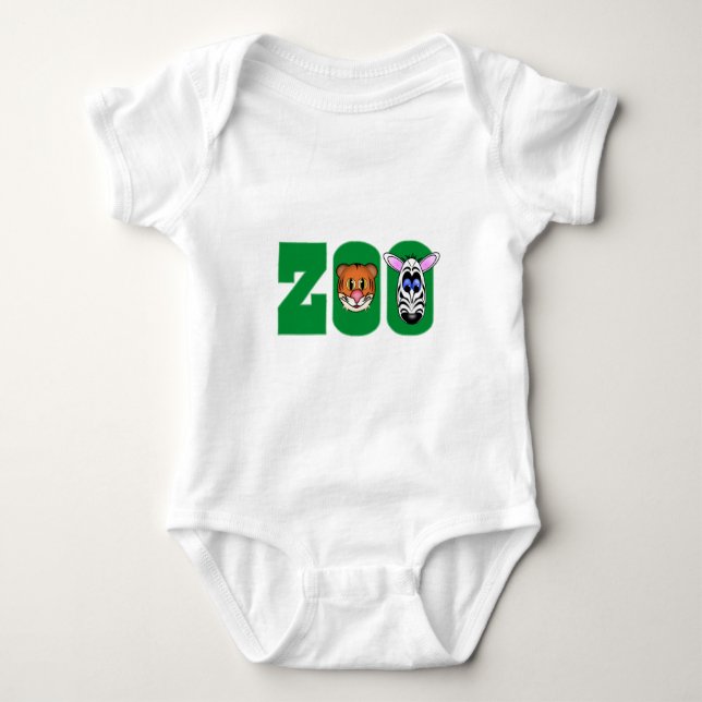 ZOO BABY STRAMPLER (Vorderseite)