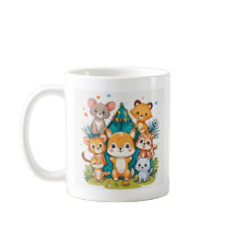 "Zoo Brew: Set für spielerische Kids Animal Tasse"
