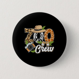 Zoo Crew Safari-Tiere Wildtiere Tier Wild Feld Button