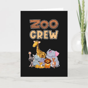 Zoo Crew Zoo Ausflug Kinder Karte