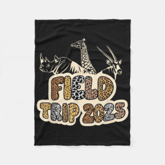 Zoo Field Trip Squad Field Day 2025 Matching Teach Fleecedecke